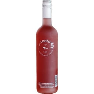 Vino Tempranillo Rosado Frizzante  Cantos 5 75 CL