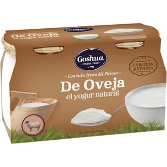 Yogur de Oveja Natural con Leche Fresca del Pirineo Pack 2 Goshua
