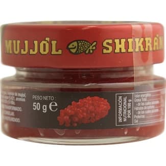 Sucedáneo de Caviar a Base de Arenque Ahumado y Huevas de Mujjól Rojo sin Gluten Shikra'n