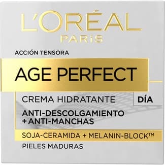 Age Perfect Crema Hidratante de Día Anti-descolgamiento + Anti-manchas para Pieles Maduras L'oreal