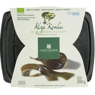 Alga Kombú en Salazón de Producción Ecológica Porto Muiños