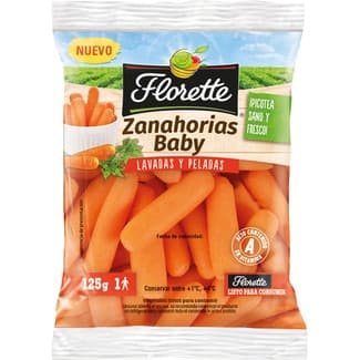 Zanahoria Baby Lavada y Pelada Florette