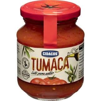 Tumaca Listo para Untar sin Gluten  Cidacos 300 G