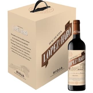 Vino Tinto Selección de la Familia Crianza Doca Rioja Caja 6  Hacienda Lopez de Haro 75 CL