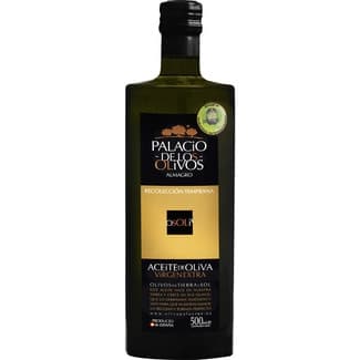 Aceite de Oliva Virgen Extra Variedad Picual DOP Aceite Campo de Calatrava Palacio de los Olivos