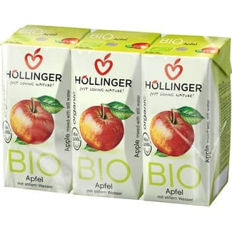 Zumo de Manzana Ecológico Exprimido Pack 3 Hollinger