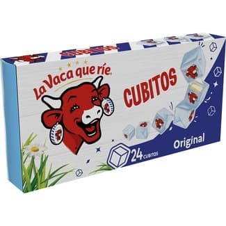 Apericubo Cubitos Snack de Queso Natural 24 Porciones la Vaca que RIE