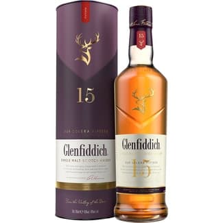Whisky Escocés de Malta 15 Años Glenfiddich