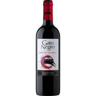 Vino Tinto Cabernet Sauvignon de Chile  Gato Negro 75 CL