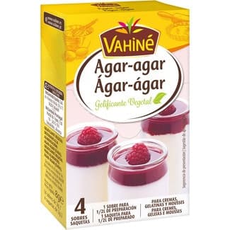 Agar- Agar Gelificante Vegetal 100% Natural para Cremas Mousses Gelatinas y Helados Vahine