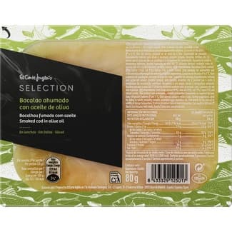 Bacalao Ahumado con Aceite de Oliva en Lonchas el Corte Ingles Selection