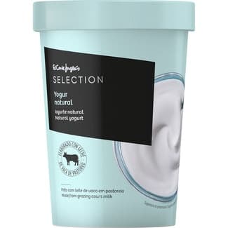 Yogur Natural Elaborado con Leche de Vaca de Pastoreo  el Corte Ingles Selection 500 G