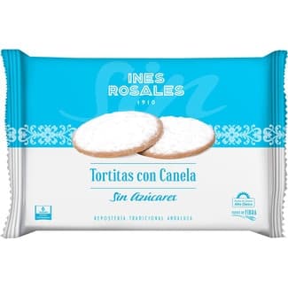 Tortitas con Canela sin Azúcar 6 Unidades  Ines Rosales 180 G