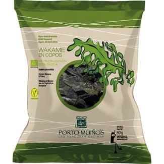 Algas Deshidratadas Ecológicas Wakame en Copos Porto Muiños