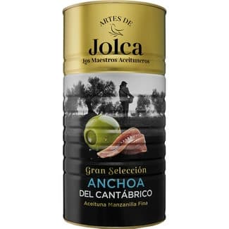 Aceitunas Manzanilla Rellenas de Anchoa del Cantábrico sin Gluten Artes de Jolca