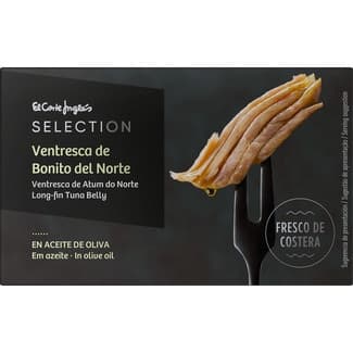 Ventresca de Bonito del Norte en Aceite de Oliva Fresco de Costera  el Corte Ingles Selection 82 G