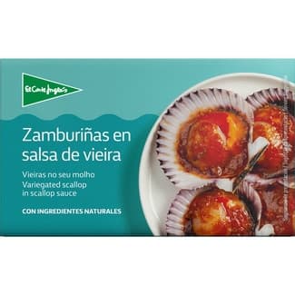 Zamburiñas en Salsa Vieira el Corte Ingles