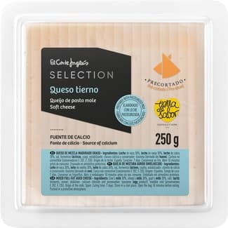 Queso Tierno Mezcla Madurado Graso Elaborado con Leche Pasteurizada Precortado el Corte Ingles Selection