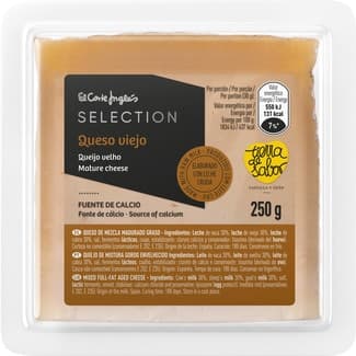 Queso Viejo Mezcla Madurado Graso Elaborado con Leche Cruda el Corte Ingles Selection