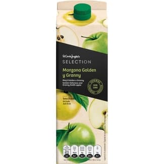 Zumo de Manzana Golden y Granny 100% Exprimido  el Corte Ingles Selection 1 L