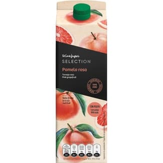 Zumo de Pomelo Rosa 100% Exprimido con Pulpa el Corte Ingles Selection