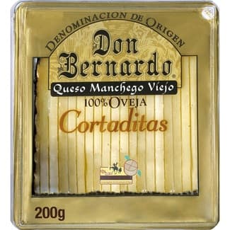 Queso Viejo Puro de Oveja Cortaditas DOP Queso Manchego DON Bernardo