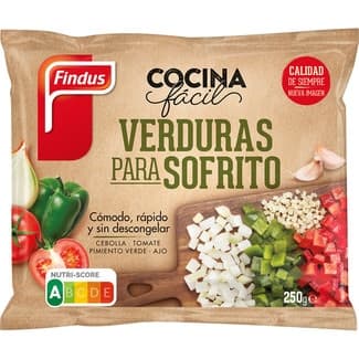 Verduras para Sofrito 100% Natural Findus Cocina Facil