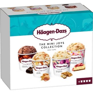 The Mini Collection Tarrinas de Crema de Helado Distintas Variedades 4 Unidades Haagen-dazs