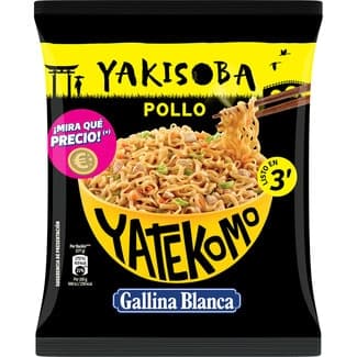 Yakisoba Fideos Orientales Sabor Pollo  Yatekomo 93 G