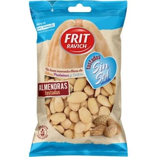 Almendras Tosatadas sin Sal Añadida sin Gluten Frit Ravich