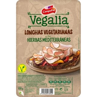 Vegalia Lonchas Vegetarianas a las Hierbas Mediterráneas sin Gluten Campofrio