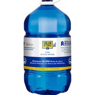 Agua Mineral Natural Solan de Cabras