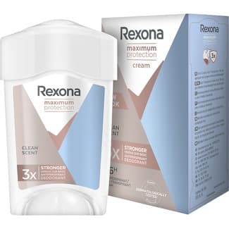 Women Maximum Protection Desodorante en Crema Clean Scent Anti-transpirante Rexona