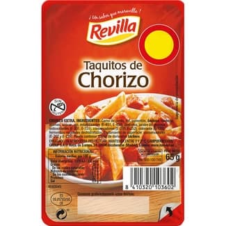 Taquitos de Chorizo Extra sin Gluten Revilla