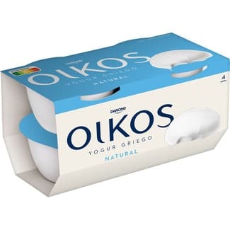 Yogur Griego Natural Pack 4  Danone Oikos 110 G