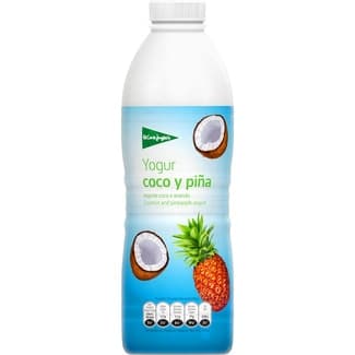 Yogur Líquido con Coco y Piña sin Gluten  el Corte Ingles 1 L