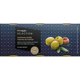 Aceitunas Rellenas de Anchoa Pack 3  el Corte Ingles Selection 50 G