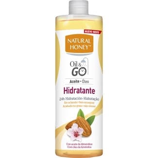 Aceite Corporal Hidratante Oil&go con Aceite de Almendras 24h Natural Honey
