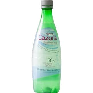 Agua Mineral Natural con Gas Sierra Cazorla