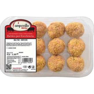 Albóndigas de Cerdo Ibérico sin Gluten Campovilla