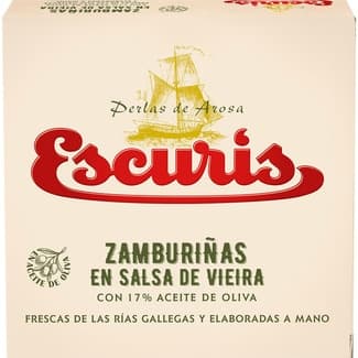 Zamburiñas en Salsa Vieira Escuris