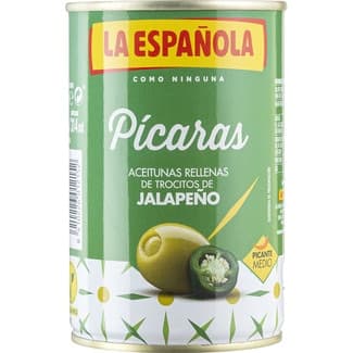 Aceitunas Rellenas de Trocitos de Jalapeño Pícaras la Española