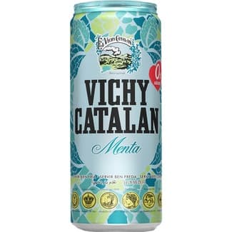 Agua Mineral Natural con Gas Sabor Menta Vichy Catalan