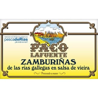Zamburiñas en Salsa de Vieiras Paco Lafuente