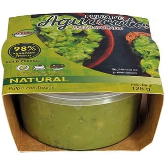 Aguacate Pulpa con Trozos Natural los Cursos