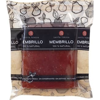 Membrillo 100% Natural Precortado sin Gluten Santa Teresa