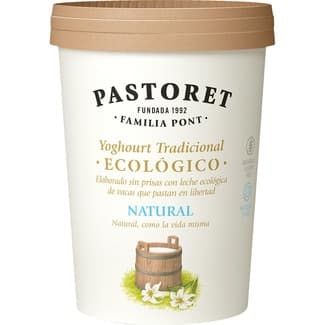 Yogur Natural con Leche de Vacas que Pastan en Libertad Ecológico Pastoret