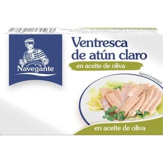Ventresca de Atún Claro en Aceite de Oliva  Navegante 81 G