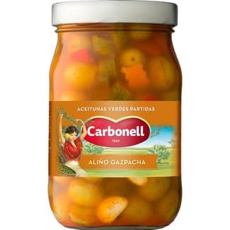 Aceitunas Aliñadas Estilo Gazpacha Carbonell