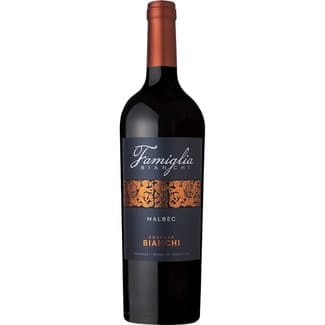 Vino Tinto Malbec Mendoza Argentina  Famiglia Bianchi 75 CL